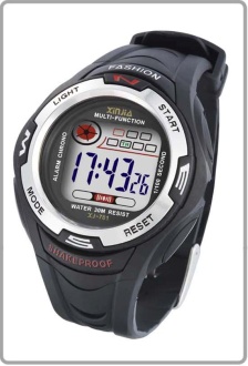 LCD fashion sport digital watch with water resistant