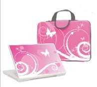 Laptop/Notebook Anti-Shock Sleeve Carrying Case and Skin Sticker
