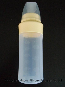 silicone baby feeding bottle