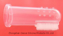 silicone baby toothbrush