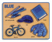 Blue - one of our Basic Colors Puzzle Set of 8