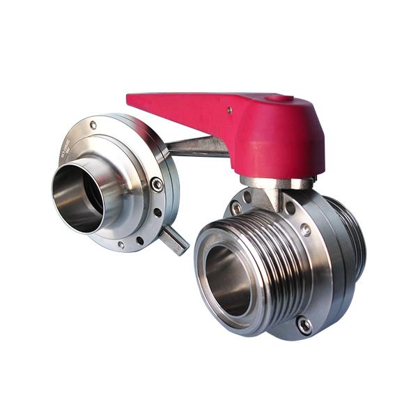 SMS Butterfly Valve - Weld End / Male End - P23S