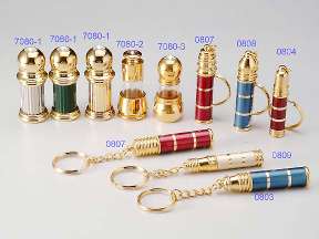 Metallic Protable Perfume key Chain