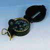 55mm Diameter Black Plastic Case Lensatic Compass