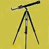 525 Power / 60mm Refractor Astronomical Telescope With 2-Section Adjustable Black Wooden Tripod