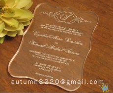 day time and night time wedding invites