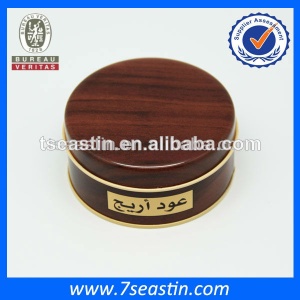 high quality gift watch tin box packing perfum tin container