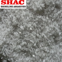 White aluminum oxide grit and powder