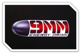 9MM energy Drink neck ribbon, sticker, pen