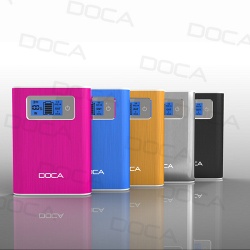 DOCA D568 12000mah power bank with touch srceen for mobile phones