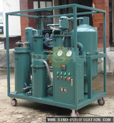 High efficiency vacuum lubricating oil recycling machine