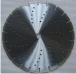 laser welded segmented diamond blade with cooling hole