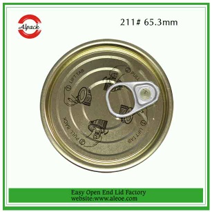 Tin Can Lid Easy Open End - food lid