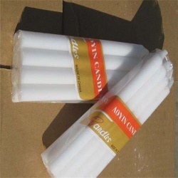 long storage period white candle