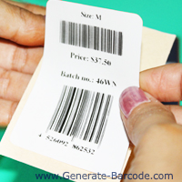 Generate Barcode Labels