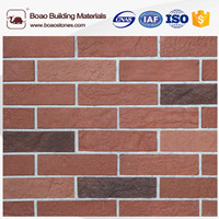 Multi-color faux brick veneer panel