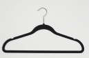 Fashion Space-saving flocked suit hanger with nothes