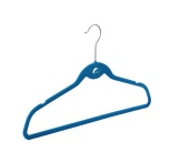 flocked Suit Hanger(with add-a-hook) - 005