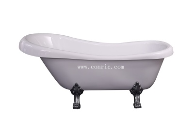 Classical Freestanding Bathtub with 4 zinc legs