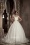 Vintage Lace Embroidery Tulle Straps Princess Wedding Dress