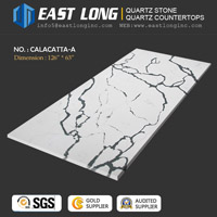Calacatta quartz stone slab 3200*1600*20mm