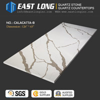 Calacatta quartz stone slab 3200*1600*30mm