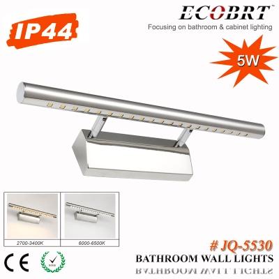Stainless Steel LED Bathroom Wall Lamp SMD5050 5W 220V
