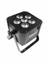 Battery wireless 6pcs 6in1 led stage light