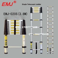 EMJ 3.8m single telescopic ladder - EMJ020S（3.8M）
