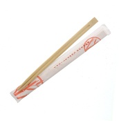disposable bamboo chopstick with papper sleeve