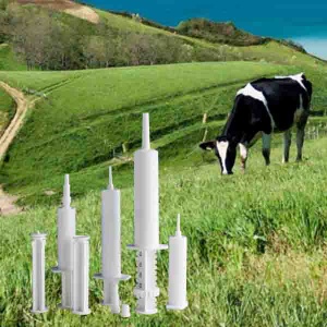 plastic paste syringes for cow mastitis and equine - G004