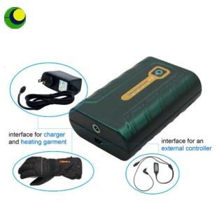 Chinese manufacturing 3.7v 4400mah rechargeable battery pack with DC 3.5 charging port for Warm Gloves - FCY005