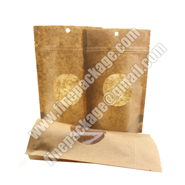 kraft paper stand up pouches