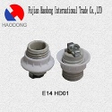 E14 ceramic porcelain lamp holder - E14 cermaic lampbase
