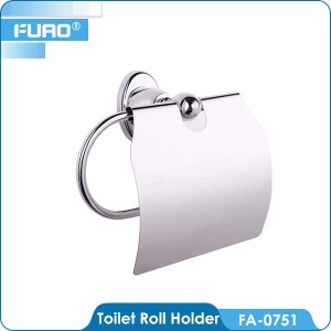 Brass chrome toilet towel paper dispenser - FA-0751