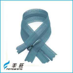 Hot sale high quality invisible zipper in rolls