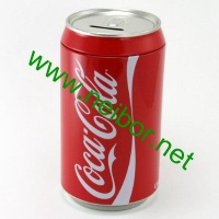 coke can tin money box coin bank saving box - NB-374