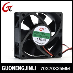Manufacture selling 12V 7025 dc cooling fan with low noise for inverter - GNJL7025