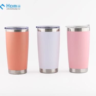 20oz 30oz stainless steel double wall coffee thermos cup set insulated flask coffee tumblers wine mug Hangzhou homii Industry