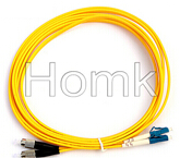 FC to LC fiber optic patch cord
