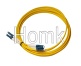 LC to LC duplex single mode optical fiber patch cord