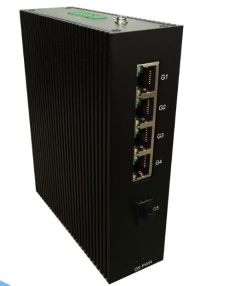 5 Ports gigabit industrial network switch with SFP slot