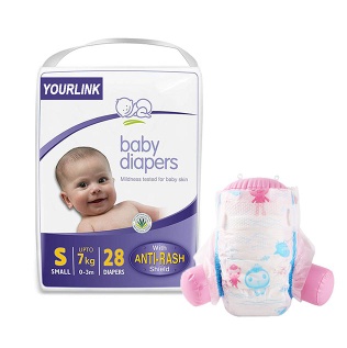 high quality brand name frontal tape disposable baby diapers manufacturer - Yourlink252