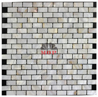 brick shell mosaic tile