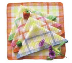 Absorbent non-terry kitchen cleaning tea towel sets - 04