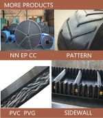 Long Operating Life Widely Used Nylon and Polyester  Rubber Conveyor Belt Price with Full Service(prodfessional factory)