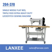 Lanxee 204-370 Durkopp Adler Flat Bed Heavy Duty Sewing Machine - 204-370