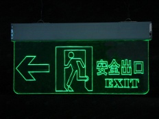 Led light exit sign
