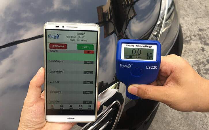 Bluetooth coating thickness gauge