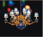 "Fluke Treasure Light" Cloisonne Ceiling Lamp